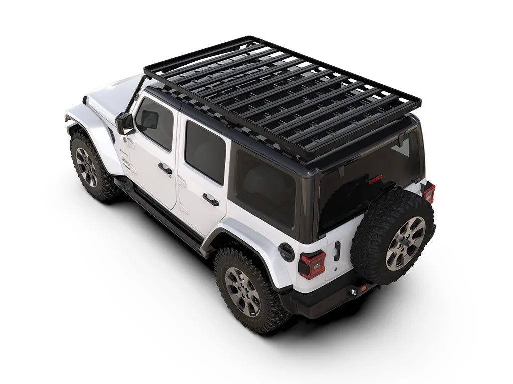 Jeep Wrangler JL 4 Door (2018-Current) Extreme Slimline II Roof Rack Kit Front View