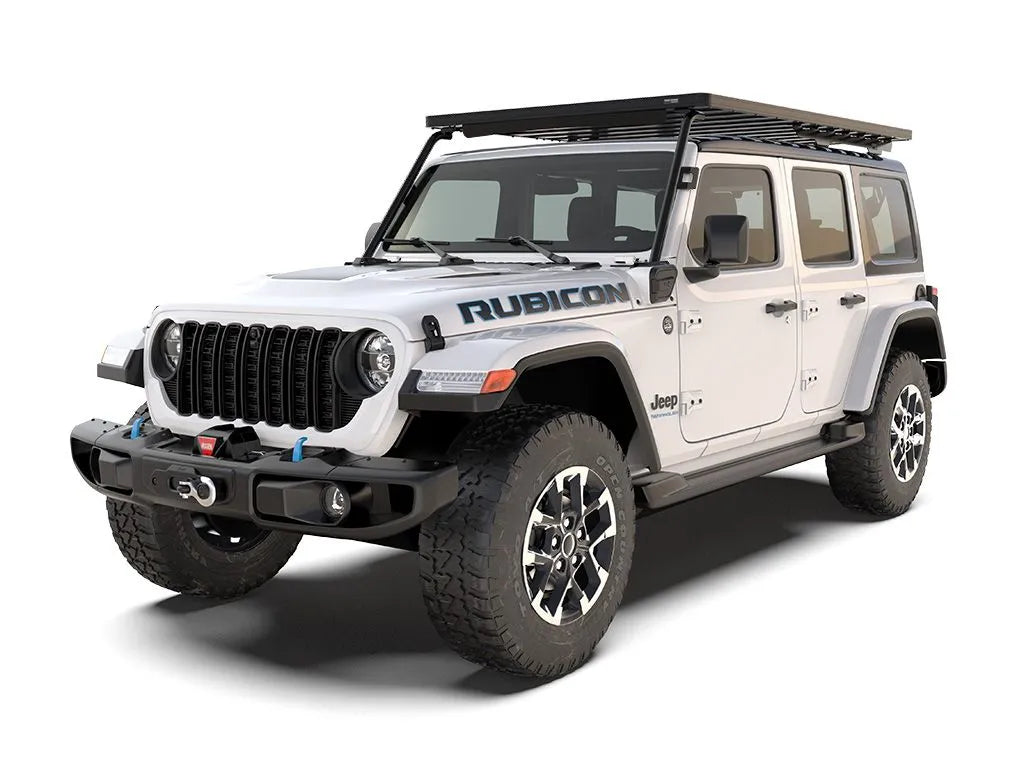 Jeep Wrangler 4xe (2021-Current) Extreme Slimline II Roof Rack Kit Front View