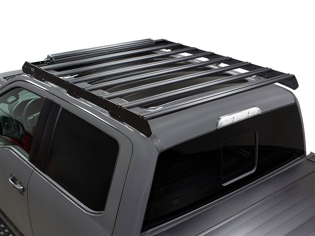 Ford F-150 Super Crew (2018-2020) Slimsport Roof Rack Kit / Lightbar ready Front View