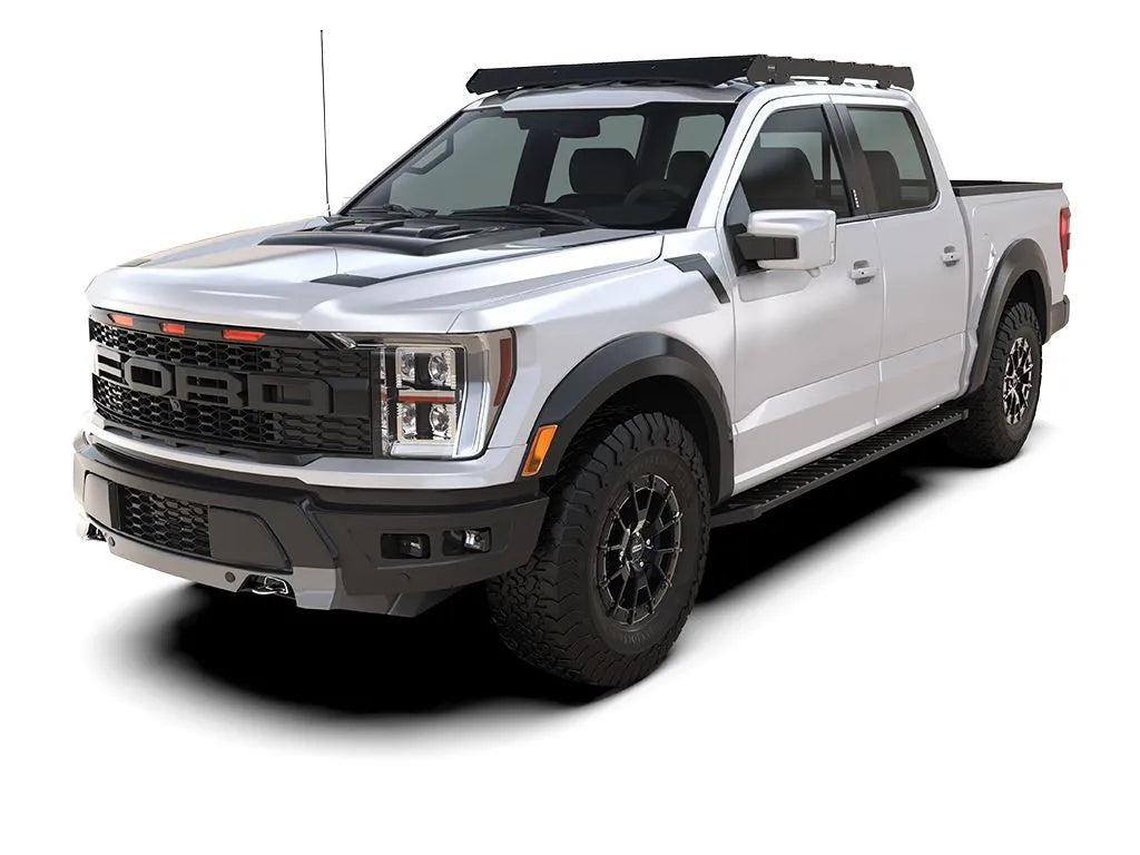 Ford F-150 Super Crew (2021-Current) Slimsport Roof Rack Kit Front View