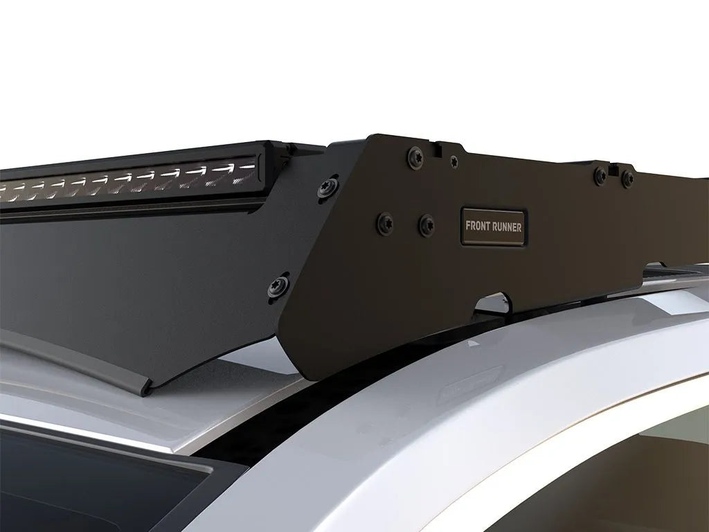 Toyota Rav4 (2019-Current) Slimsport Roof Rack Kit / Lightbar ready Front View