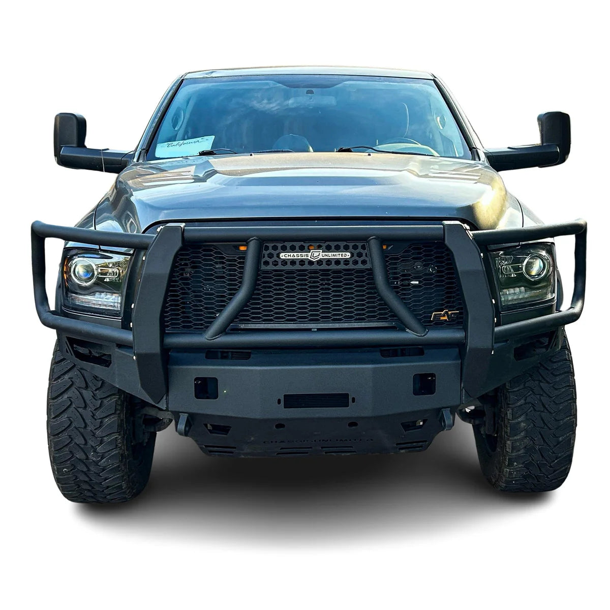 2010-2018 RAM 2500/3500 OCTANE FRONT WINCH BUMPER W/ GUARD Front View