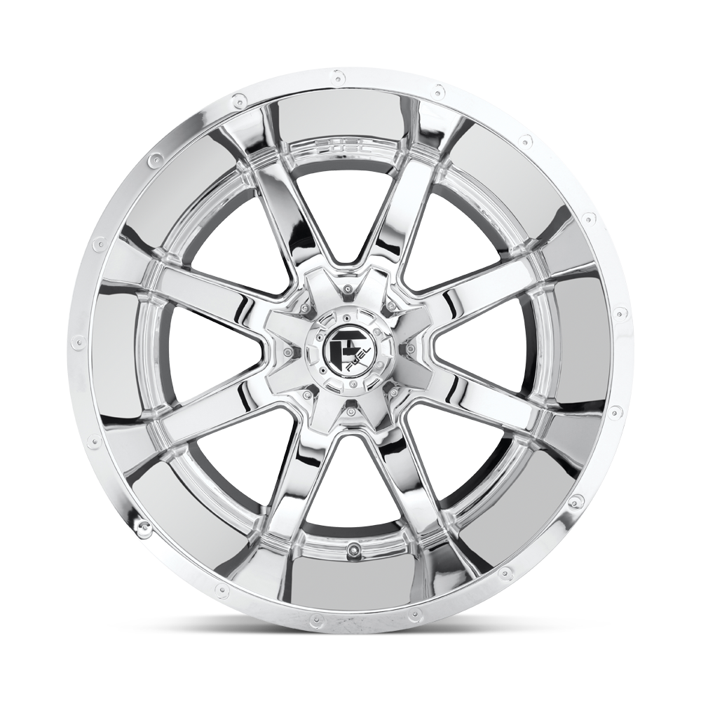 Fuel Wheels | MAVERICK Front View Chrome