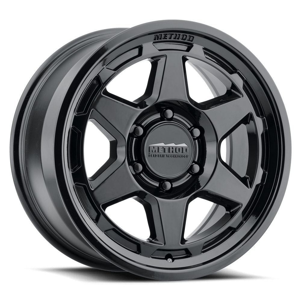 708 HD | Bead Grip | Gloss Titanium/Gloss Black Front View