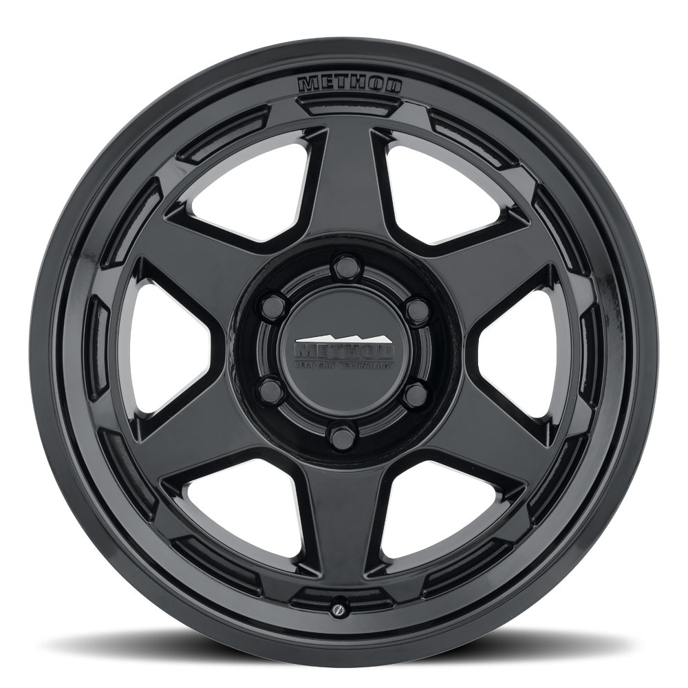 708 HD | Bead Grip | Gloss Titanium/Gloss Black Front View