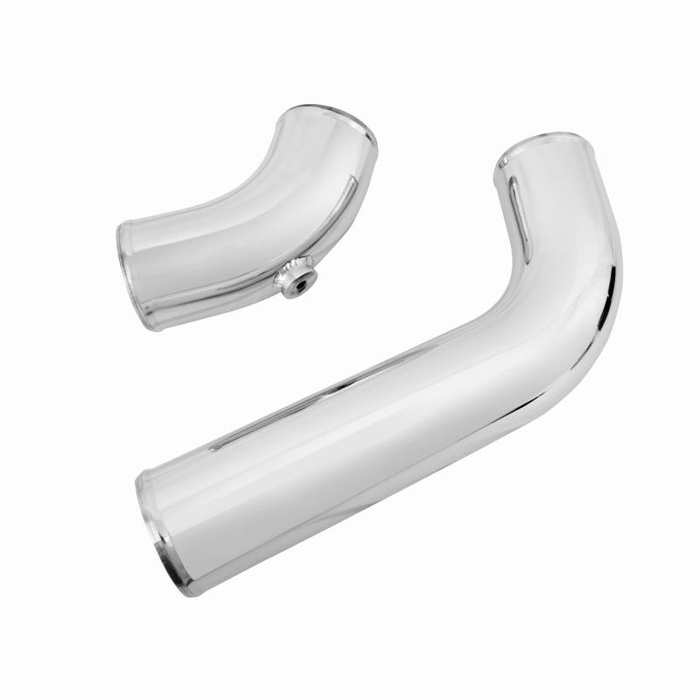 Cold-Side Intercooler Pipe and Boot Kit, fits Chevrolet/GMC 6.6L Duramax 2011-2016 Front View