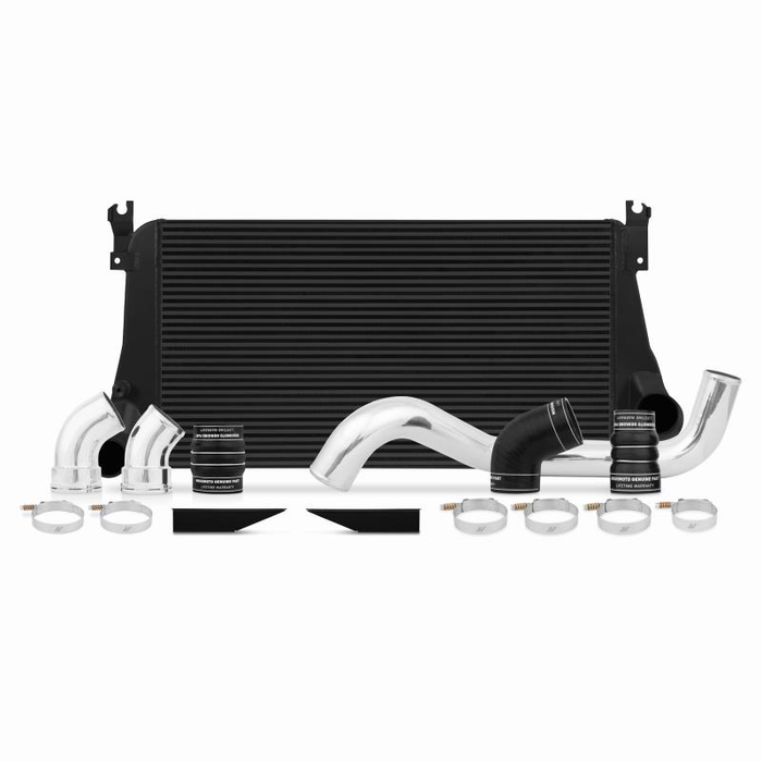 Intercooler Kit, fits Chevrolet/GMC 6.6L Duramax 2006-2010 Front View Black