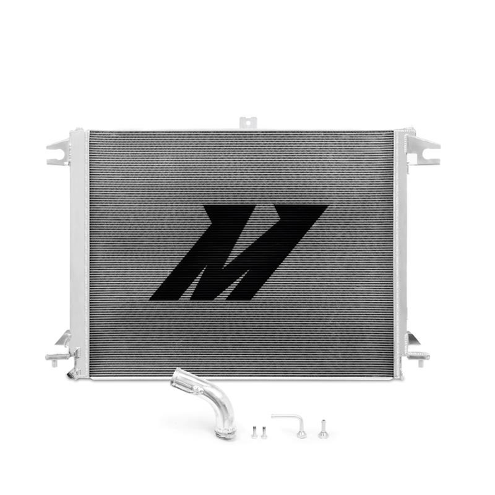 Aluminum Radiator, fits Nissan Titan XD 5.0 Cummins 2016-2019 Front View