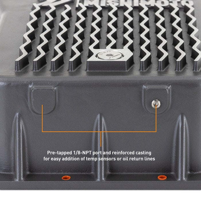 Aluminum Transmission Pan, fits Chevy/GMC 6.6L Duramax 2001-2019