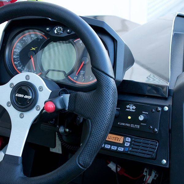 PCI Can-Am Maverick Radio Intercom Bracket Front View