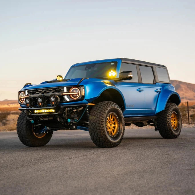 2021-2023 Ford Bronco Raptor Conversion Fenders Display on Vehicle