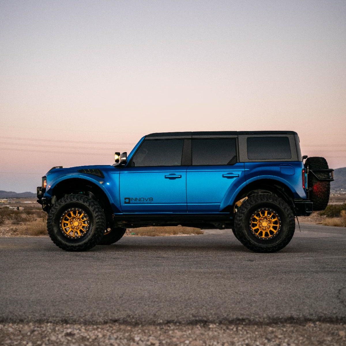 2021-2023 Ford Bronco Raptor Conversion Fenders Display on Vehicle