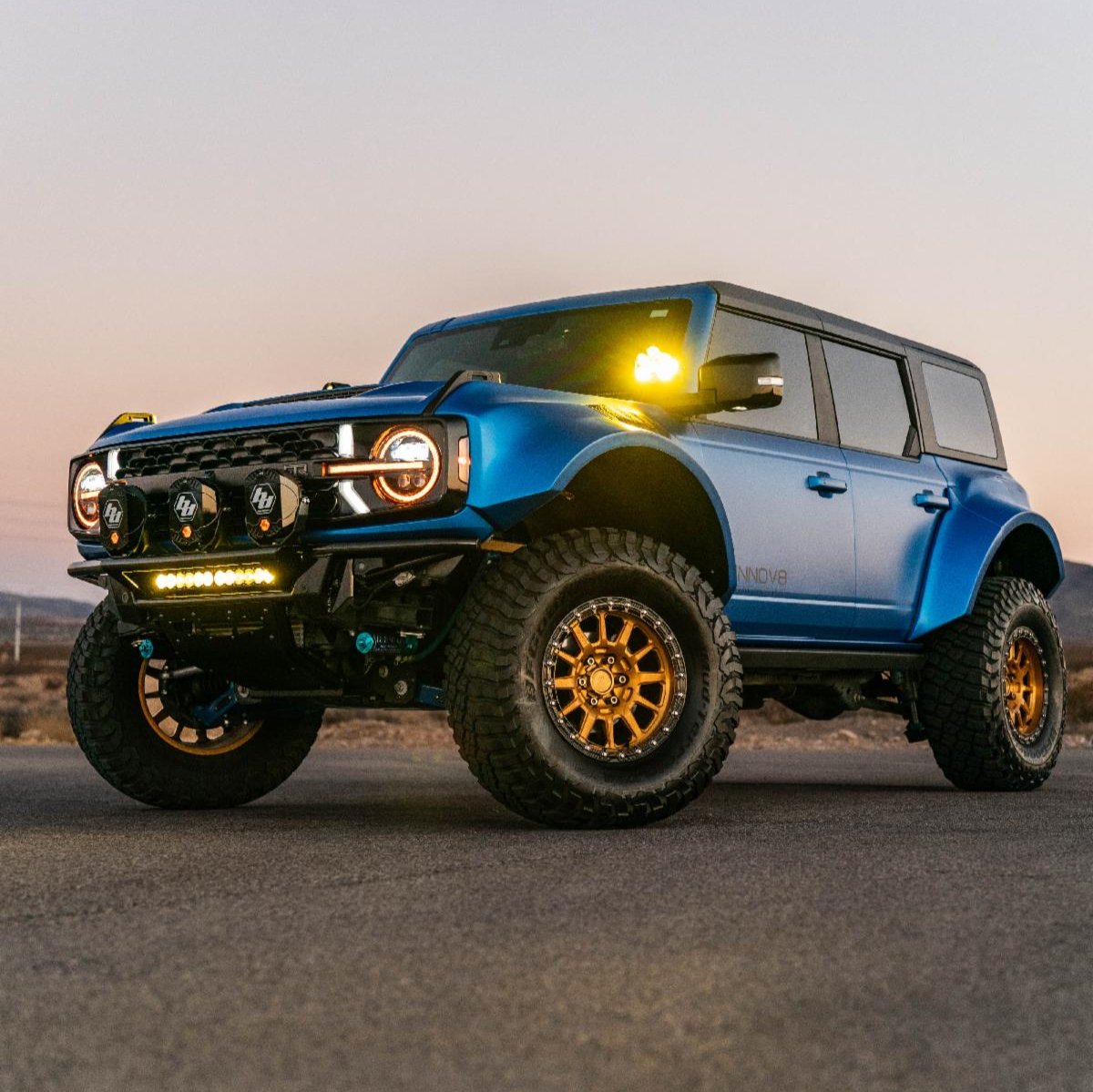 2021-2023 Ford Bronco Raptor Conversion Fenders Display on Vehicle