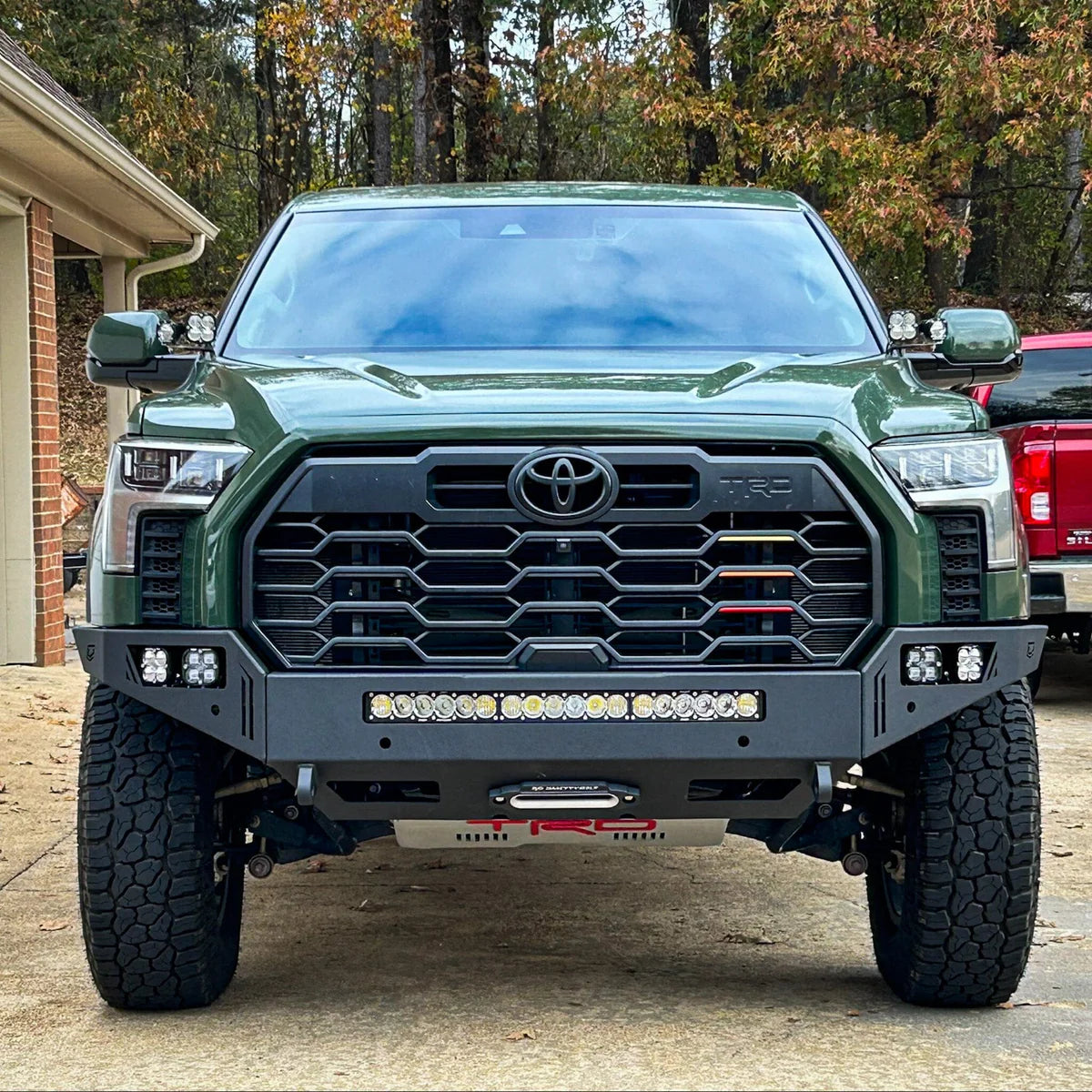 2022-2025 TOYOTA TUNDRA OCTANE FRONT WINCH BUMPER Front View