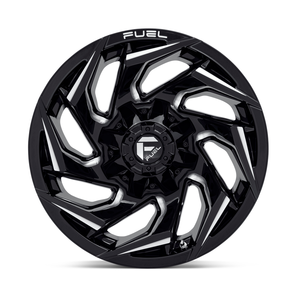Fuel Wheels | REACTION | GLOSS BLACK MILLED