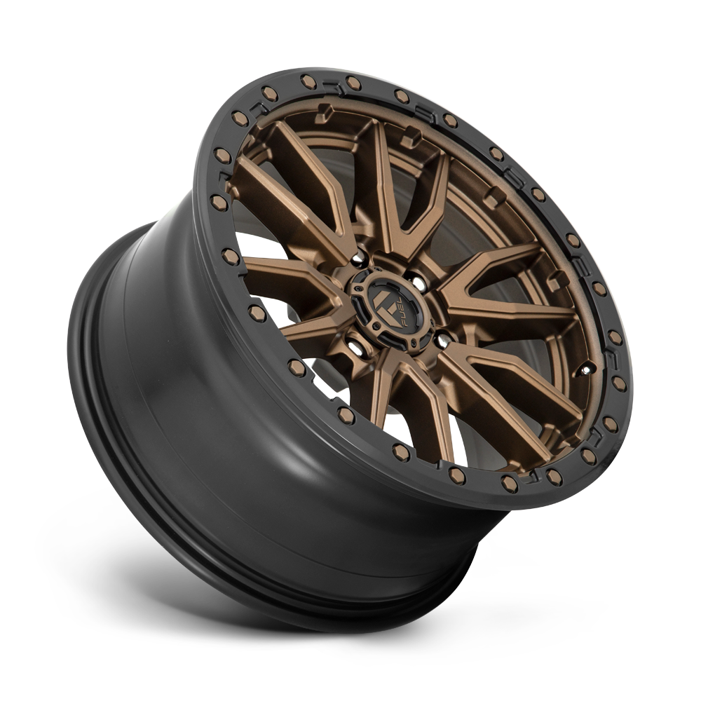 Fuel Wheels | REBEL Front View Bronze