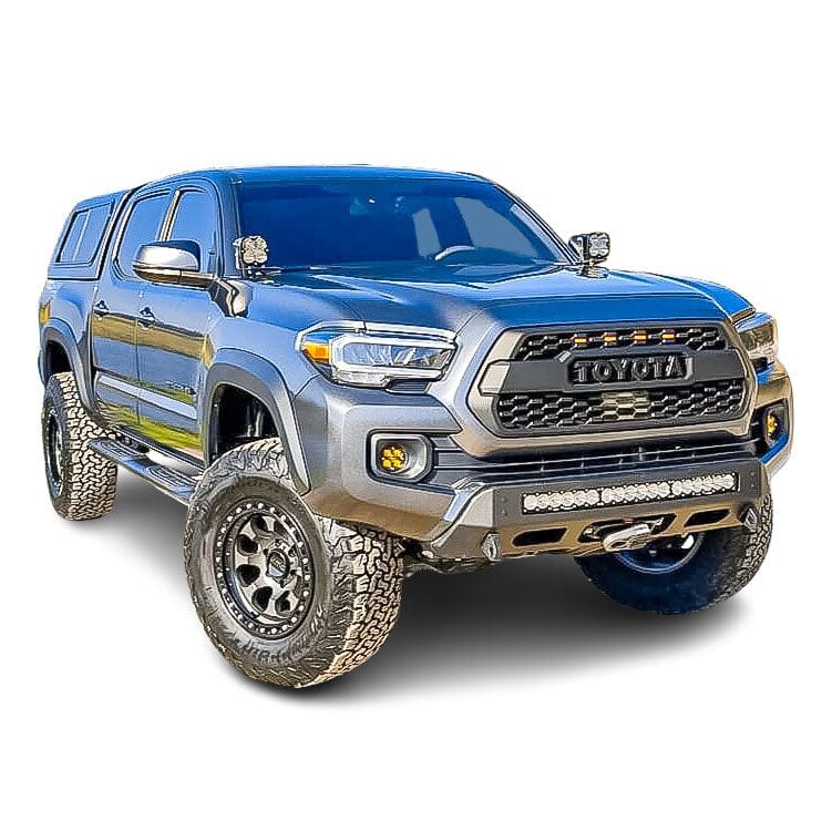 2016-2023 TOYOTA TACOMA PROLITE FRONT WINCH BUMPER Front View