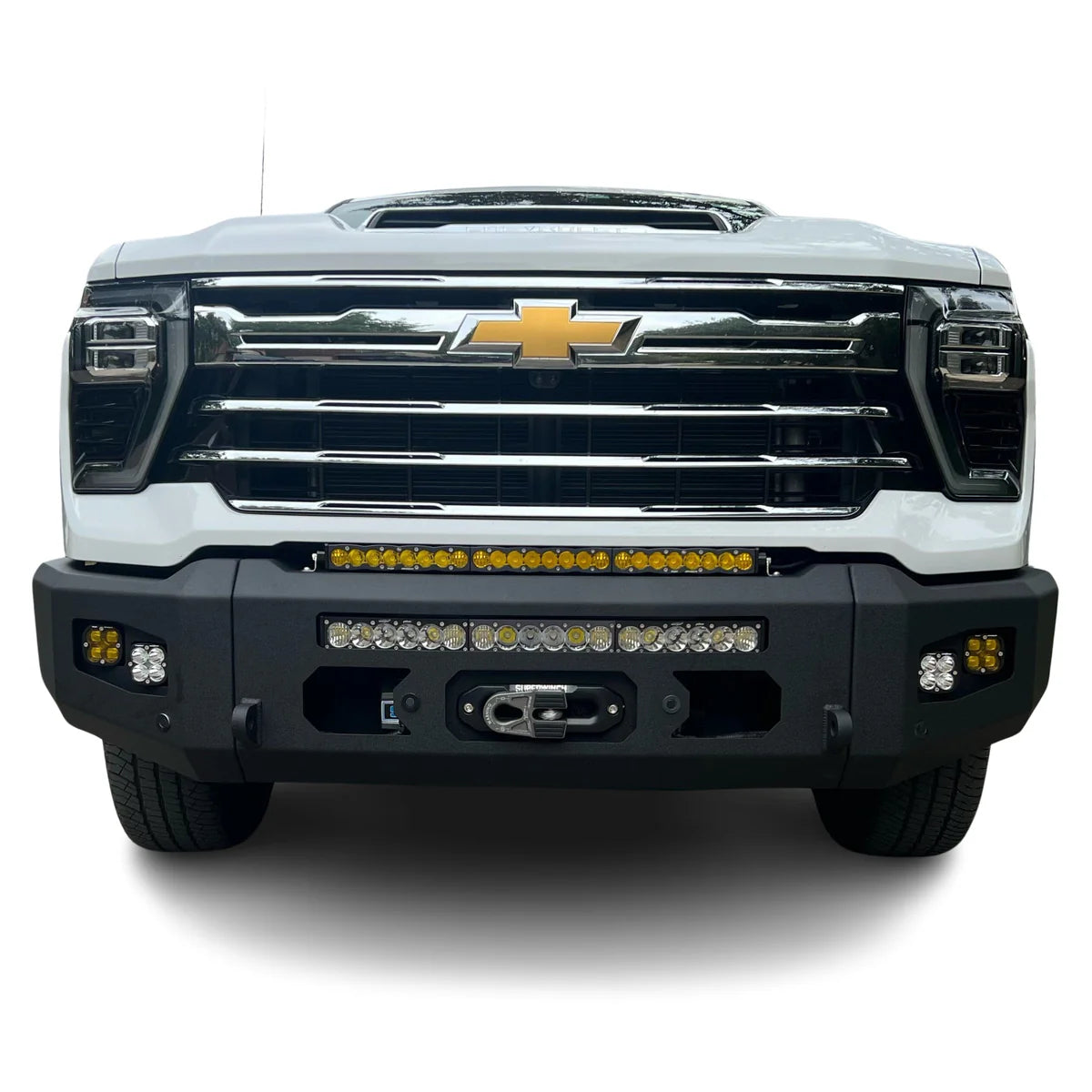 2024+ CHEVY SILVERADO 2500/3500 ATTITUDE FRONT WINCH BUMPER Front View