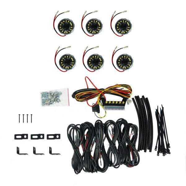 KC HiLites Cyclone V2 LED 6-Light - Rock Light Kit