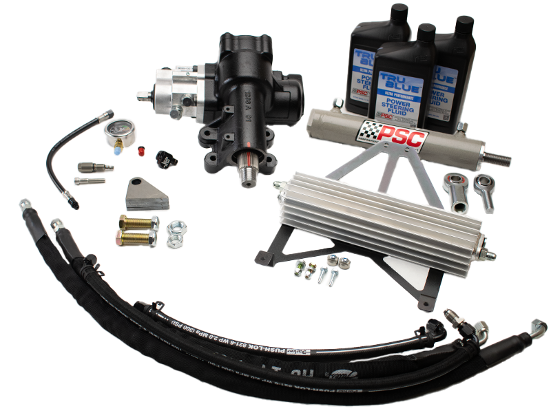 '20-24 Jeep JT 3.0 Diesel PSC Cylinder Assist EHPS Steering System with 6.75" Axle Stroke Front View