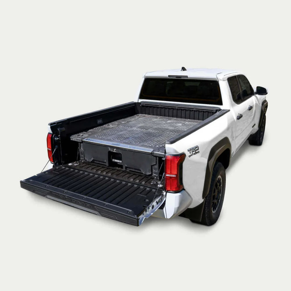 '24+ Toyota Tacoma Decked Drawer System Display in Vehicle