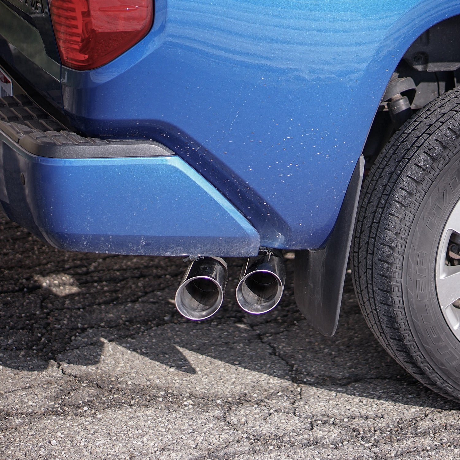 2014-21 Toyota Tundra Catback Exhaust System Front View