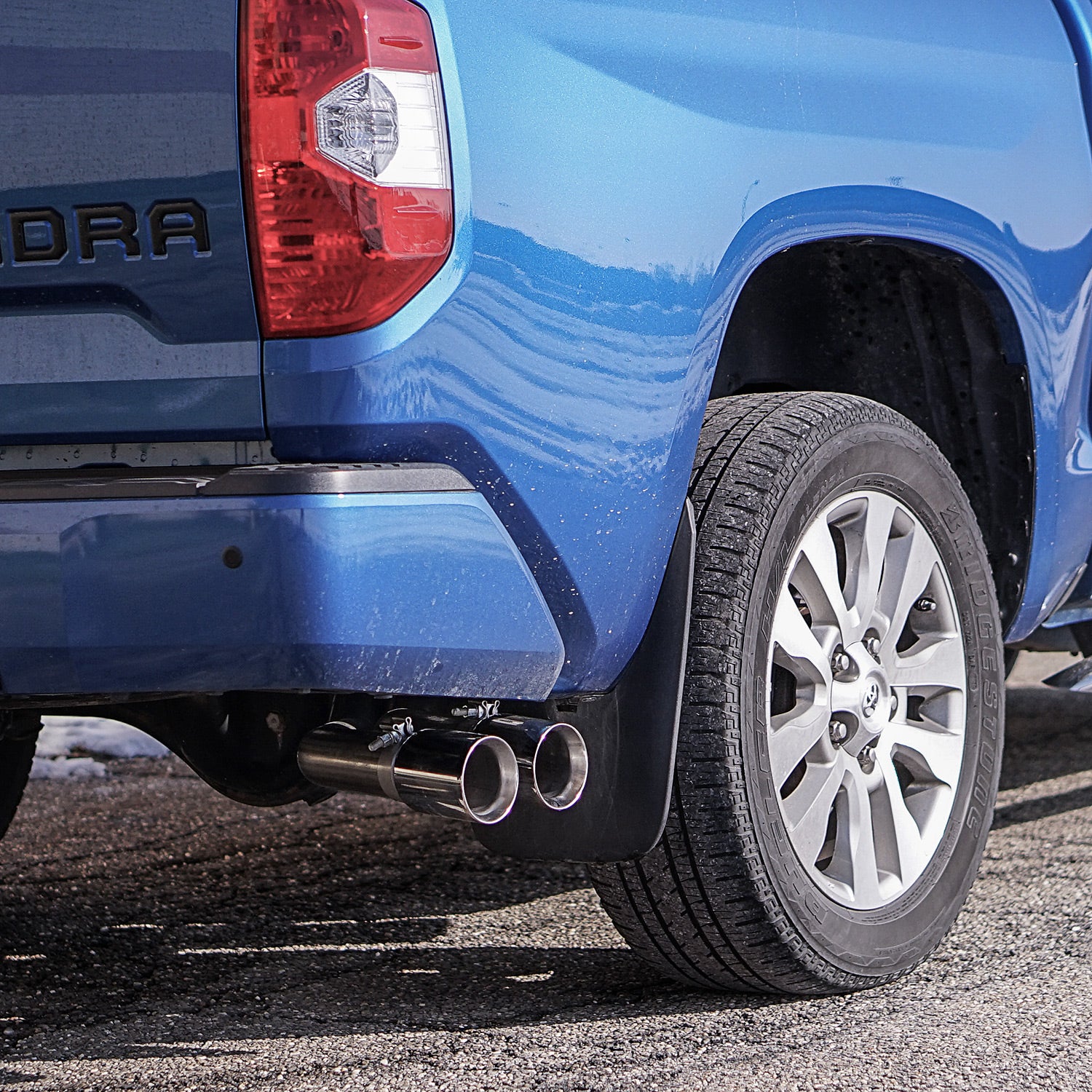 2014-21 Toyota Tundra Catback Exhaust System Front View