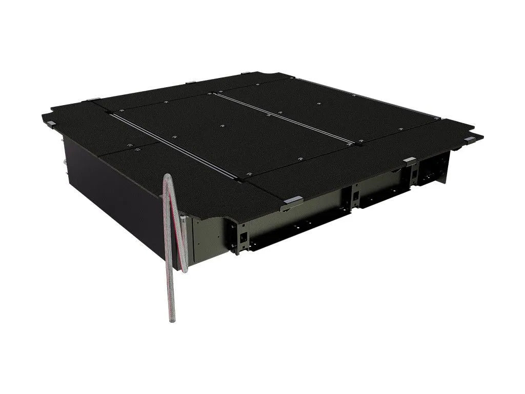 Stainless Steel Water Tank for Pickup Truck Drawer System / 52l Front View