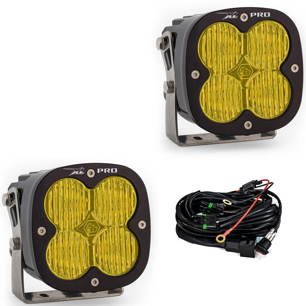 Baja Designs XL Pro LED Light Display of Included Parts