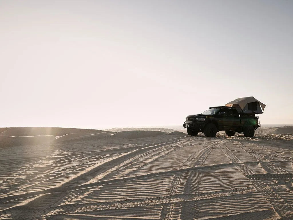 Ram 1500/2500/3500 Crew Cab (2009-Current) Slimline II Roof Rack Kit – by Front Runner Front View