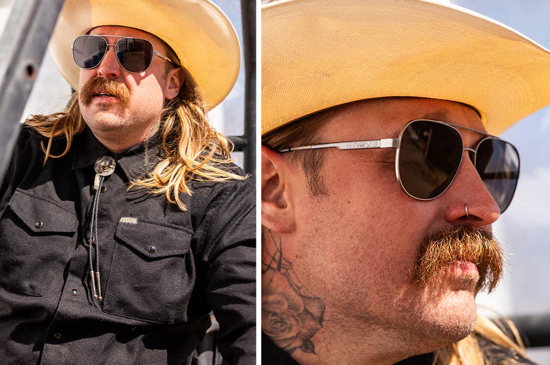 Incline Sunglasses: Gun Metal Front View