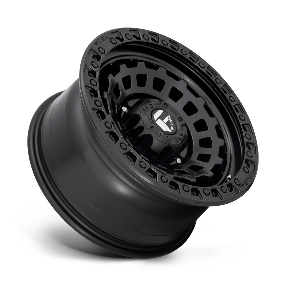Fuel Wheels | ZEPHYR Front View Black