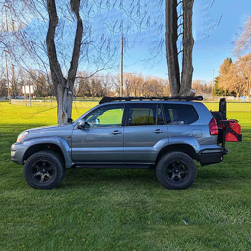 '03-09 Lexus GX470 Prinsu Designs Roof Rack Prinsu Designs (side view)