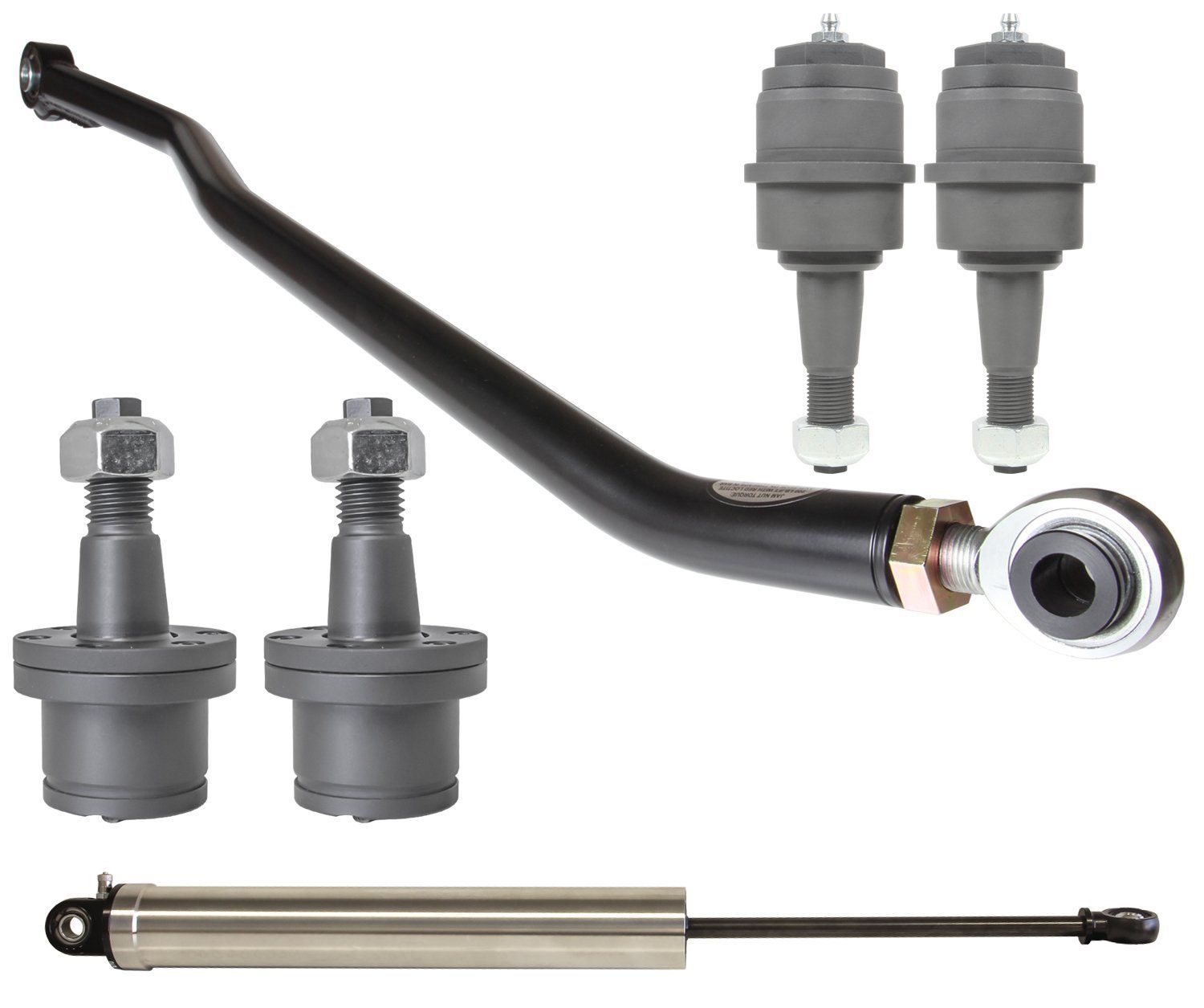 '03-13 Ram 2500/3500 Carli T-Style Front End Upgrade Kit - CS-DFEU-T Display of Included Parts