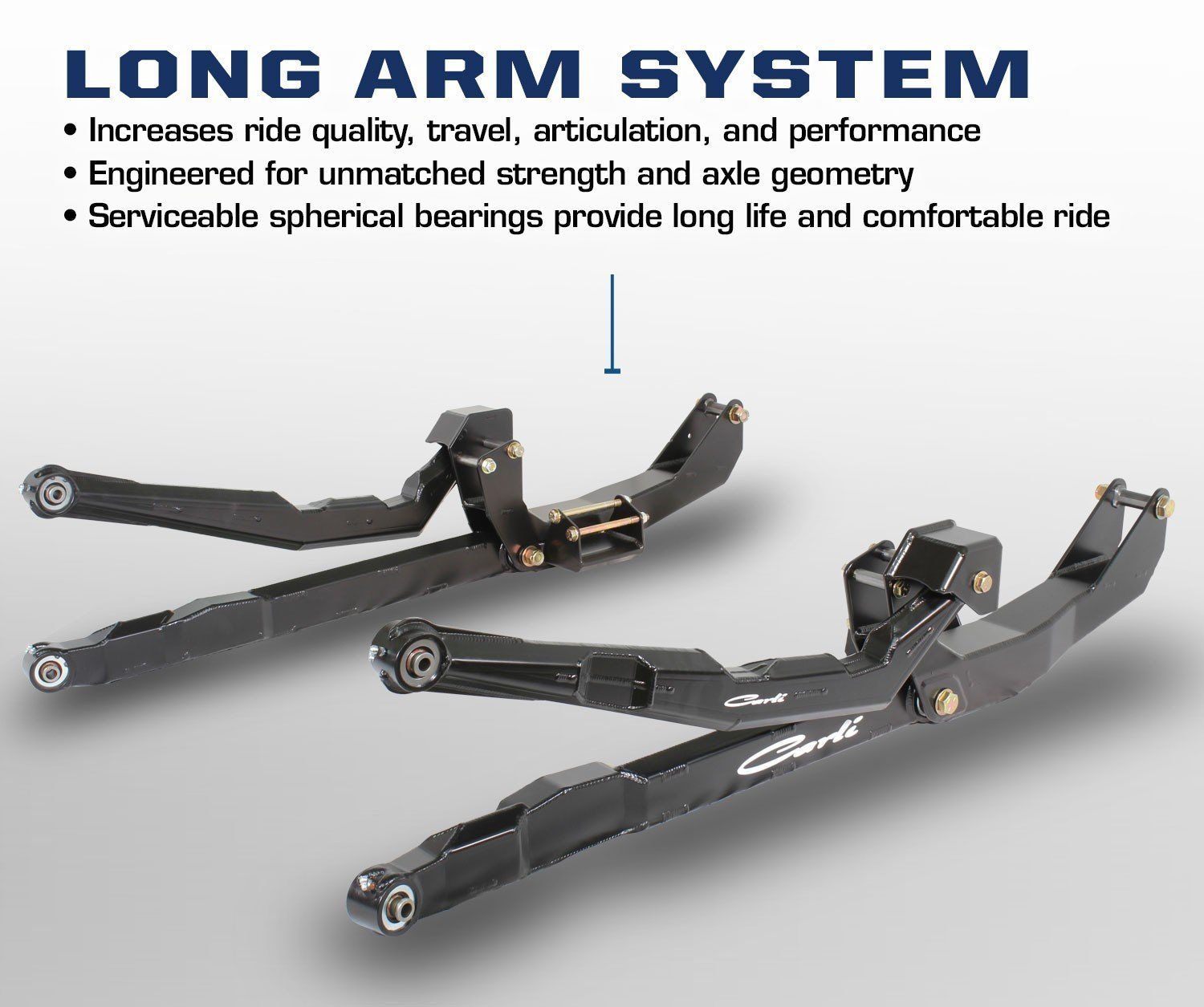 '03-09 Dodge 2500/3500 Long Arm System Benefits
