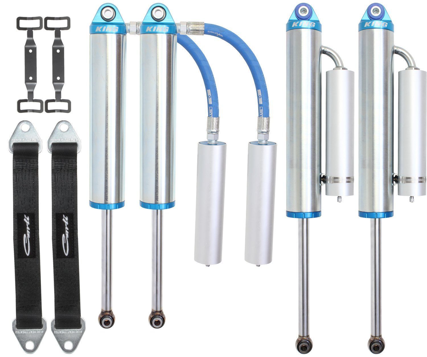 '03-12 Ram 2500/3500 Hemi 3" Dominator 3.0 Shock Package Display of Included Parts