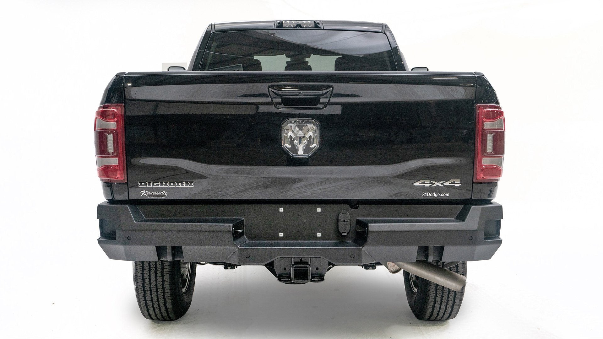 '03-09 Dodge Ram 2500/3500 Premium Rear Bumper Display on vehicle