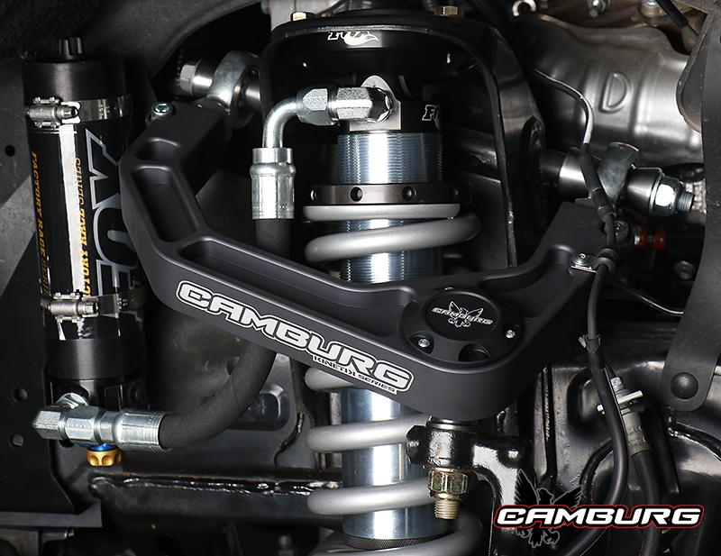 '03-24 Toyota 4Runner Camburg Kinetik Billet Upper Control Arms Closw-up Display on vehicle