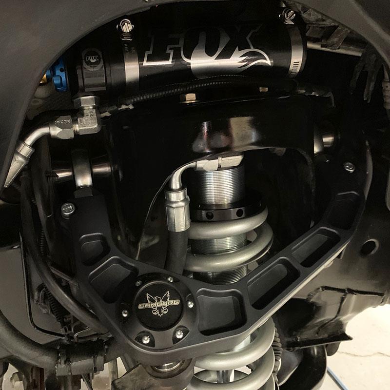 '04-20 Ford F150 Camburg Kinetik Billet Upper Control Arms Close-up Display on Vehicle