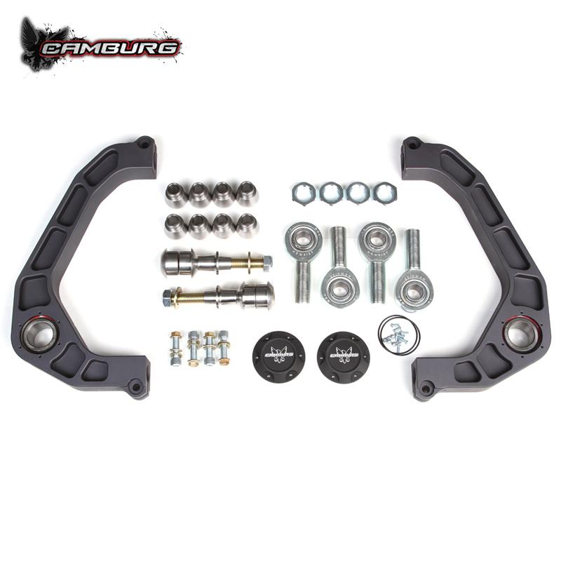 '04-20 Ford F150 Camburg Kinetik Billet Upper Control Arms Display of Included Parts