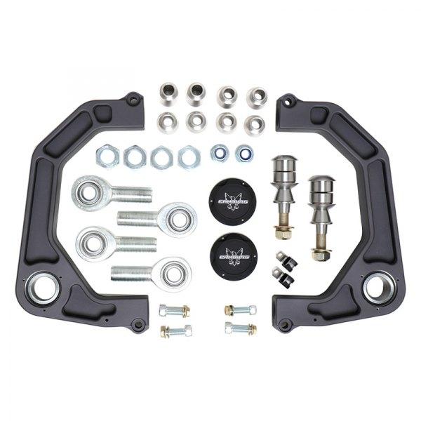 '04-20 Ford F150 Camburg Kinetik Billet Upper Control Arms Display of Included Parts