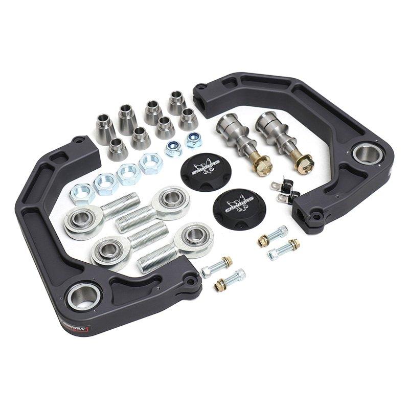 '04-20 Ford F150 Camburg Kinetik Billet Upper Control Arms Display of Included Parts