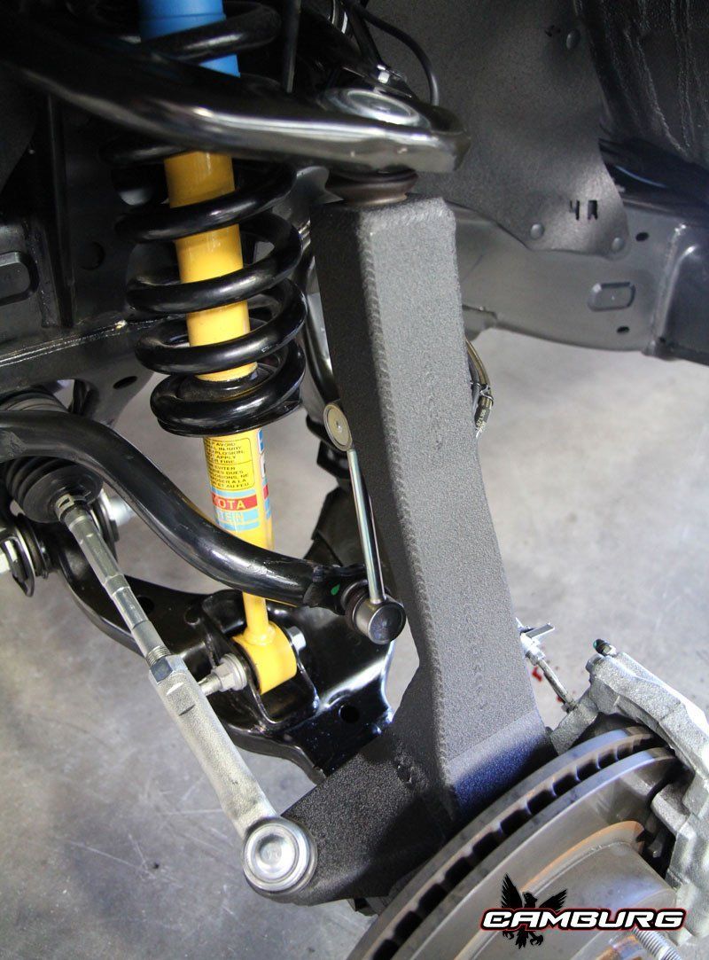 '05-23 Toyota Tacoma 2WD/PreRunner Performance 4.0 Spindle Kit Close-up Display on Vehicle