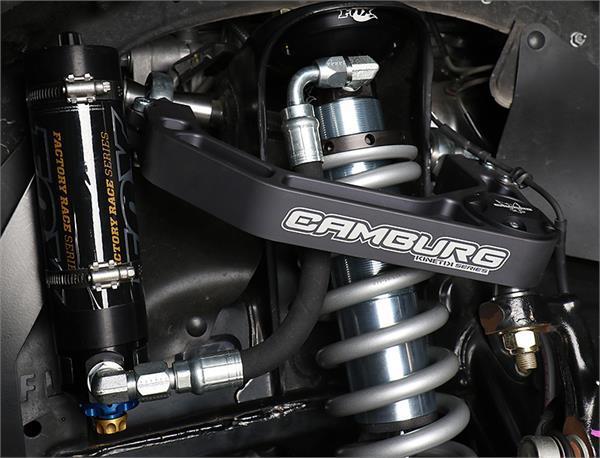 '05-23 Toyota Tacoma Camburg Kinetik Billet Upper Control Arms Close-up Display on vehicle