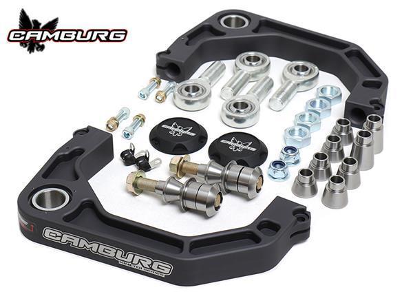 '05-23 Toyota Tacoma Camburg Kinetik Billet Upper Control Arms Display of Included Parts