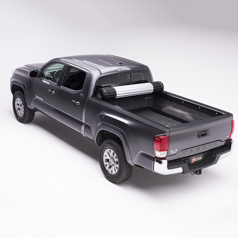 05-23 Toyota Tacoma X2 Revolver Tonneau Cover Bed Cover BAK Flip display on Vehicle