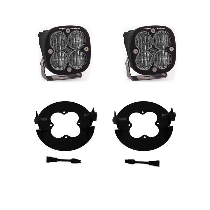 '06-14 Ford F150 SAE Fog Light Kit Lighting Baja Designs Clear Display of Included Parts