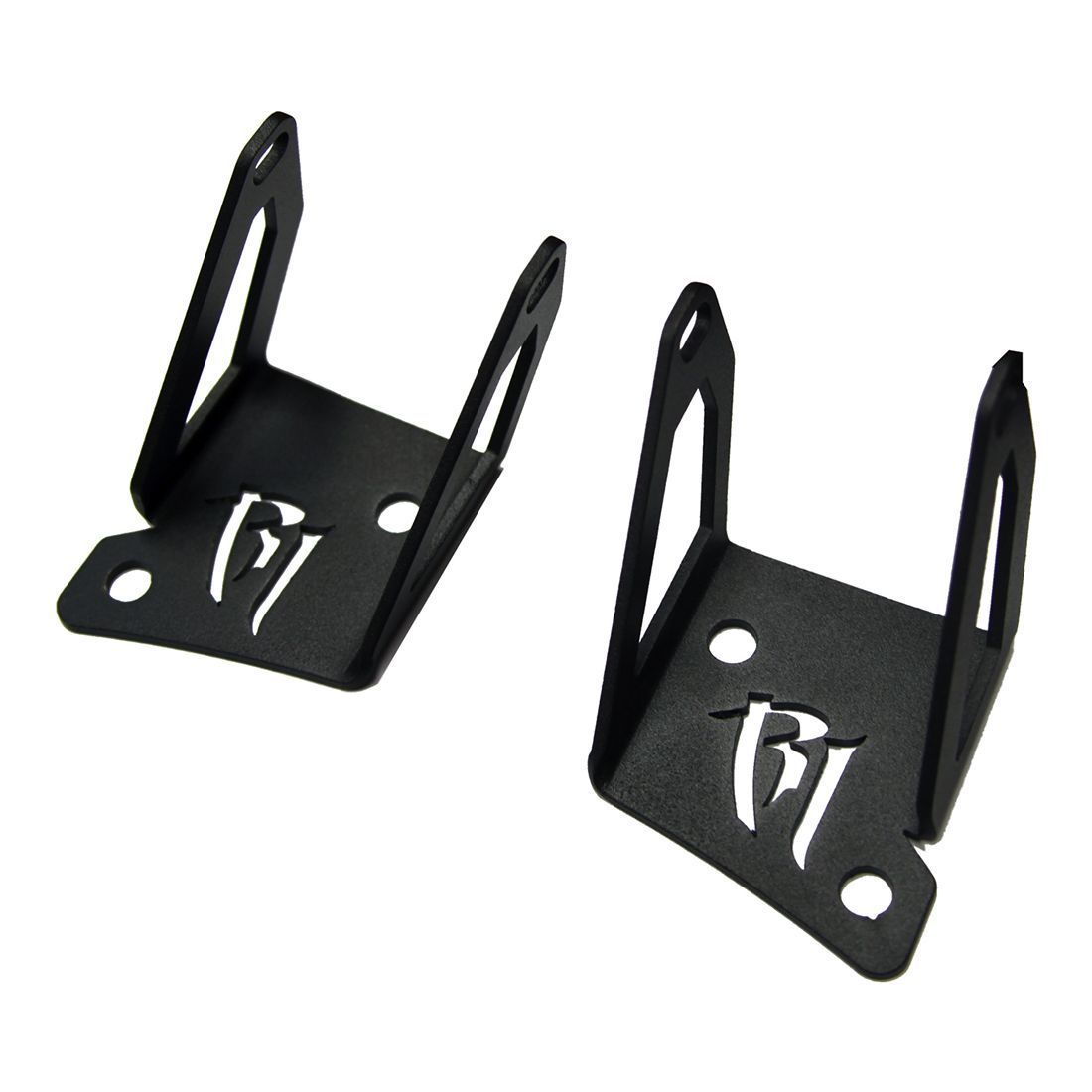 '07-17 Jeep JK D-Series A-Pillar Mount Kit Lighting Rigid Industries individual parts display