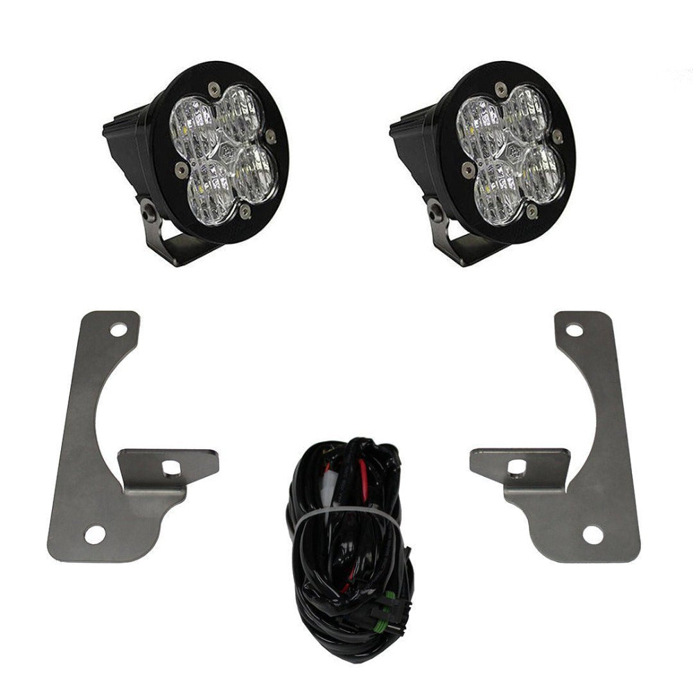 '07-17 Jeep JK Rubicon Fog Light Pocket Kit Lighting Baja Designs Display of Included Parts