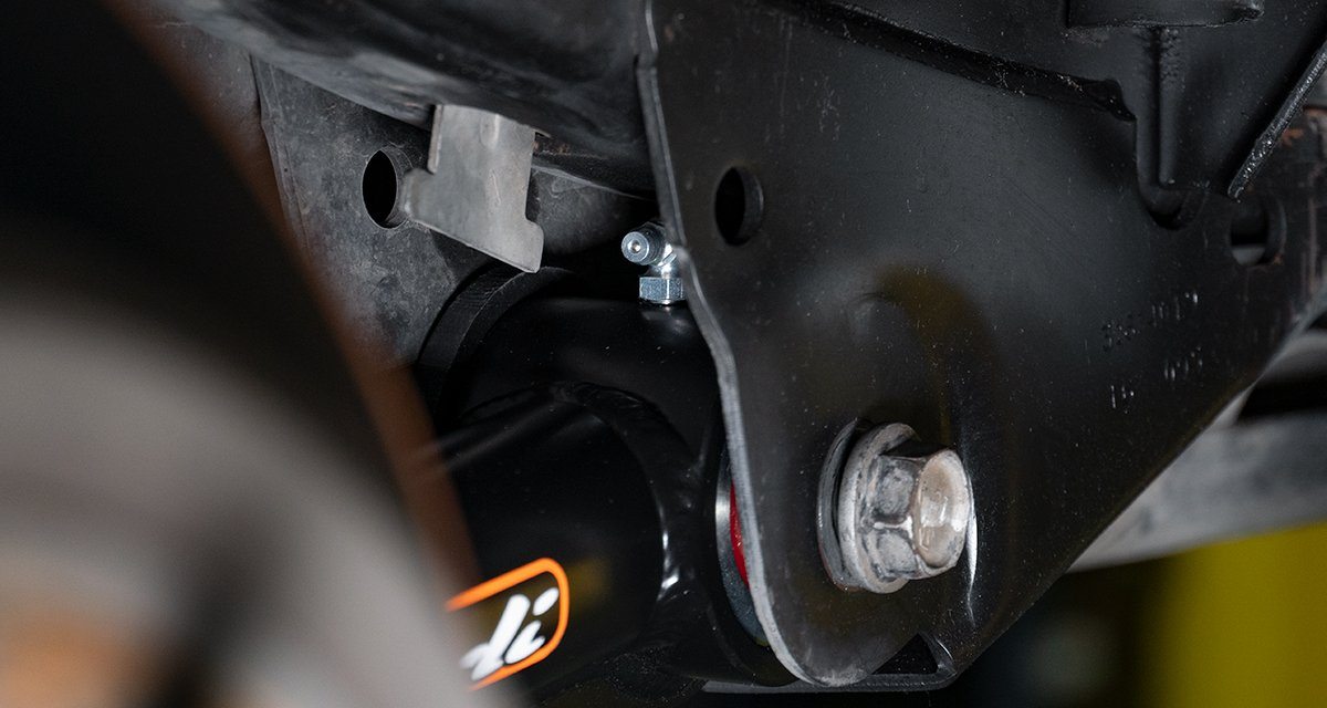 '07-17 Jeep JKU Carli Control Arms Close-up Display